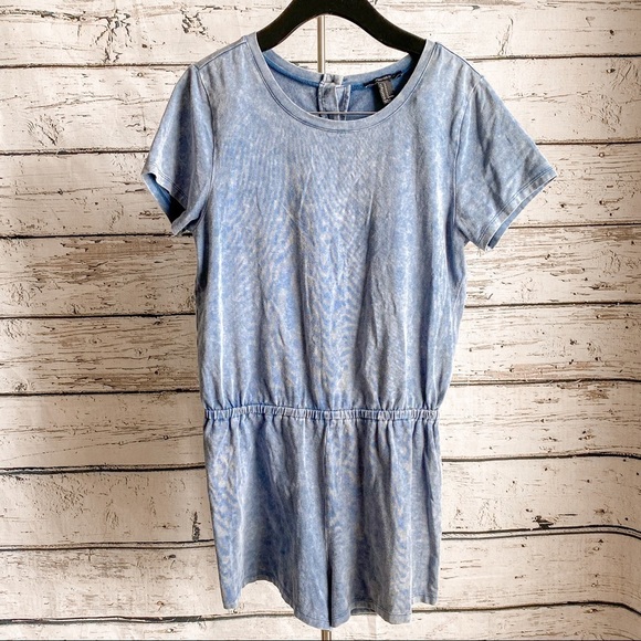 Blue Forever 21 romper - Picture 1 of 5
